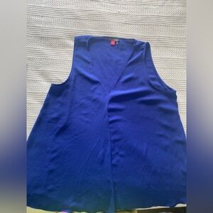 Blue Sleeveless Women's Top